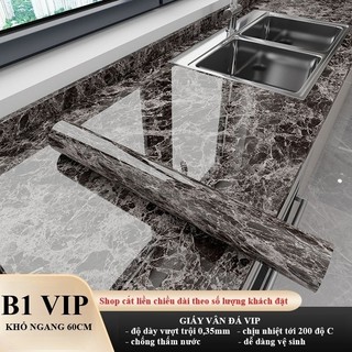  Decal Dán Bếp Vân Đá 3D Chống Thấm Nước,Chịu Nhiệt  Chống Dầu Mỡ Bám Bẩn - Giấy Dán Bếp Chịu Nhiệt Loại Dày Cao Cấp 