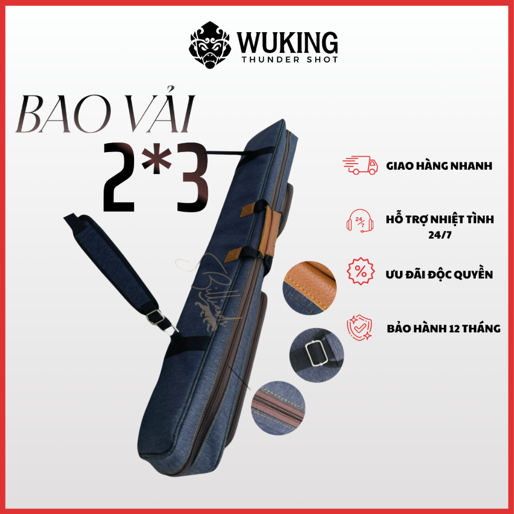 Bao Cơ Bida Vải Đeo Vai 2x3 – Bền Nhẹ, Giá Tốt Cho Mọi Cơ Thủ Bida