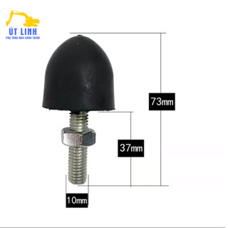 Cao su chống va đập cánh cửa máy xúc (ren 10mm - 1 chiếc)