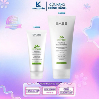 Sữa rửa mặt BABÉ LABORATORIOS Stop AKN Purifying Cleansing Gel