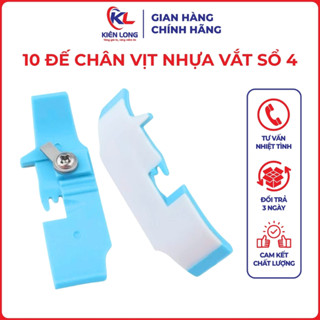 Đế Chân Vịt Nhựa Vắt Sổ 4 Chỉ Màu Xanh – Dùng Cho Máy Vắt Sổ Công Nghiệp (2/5/10 Cái)