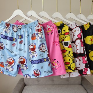 Quần Short Lửng, Quần Đùi Hoạt Hình Chất Thun Lạnh Dài Đến Gối, Có Túi, Mặc Nhà, Đi Chơi Nhóm Teambuiding Có Bigsize