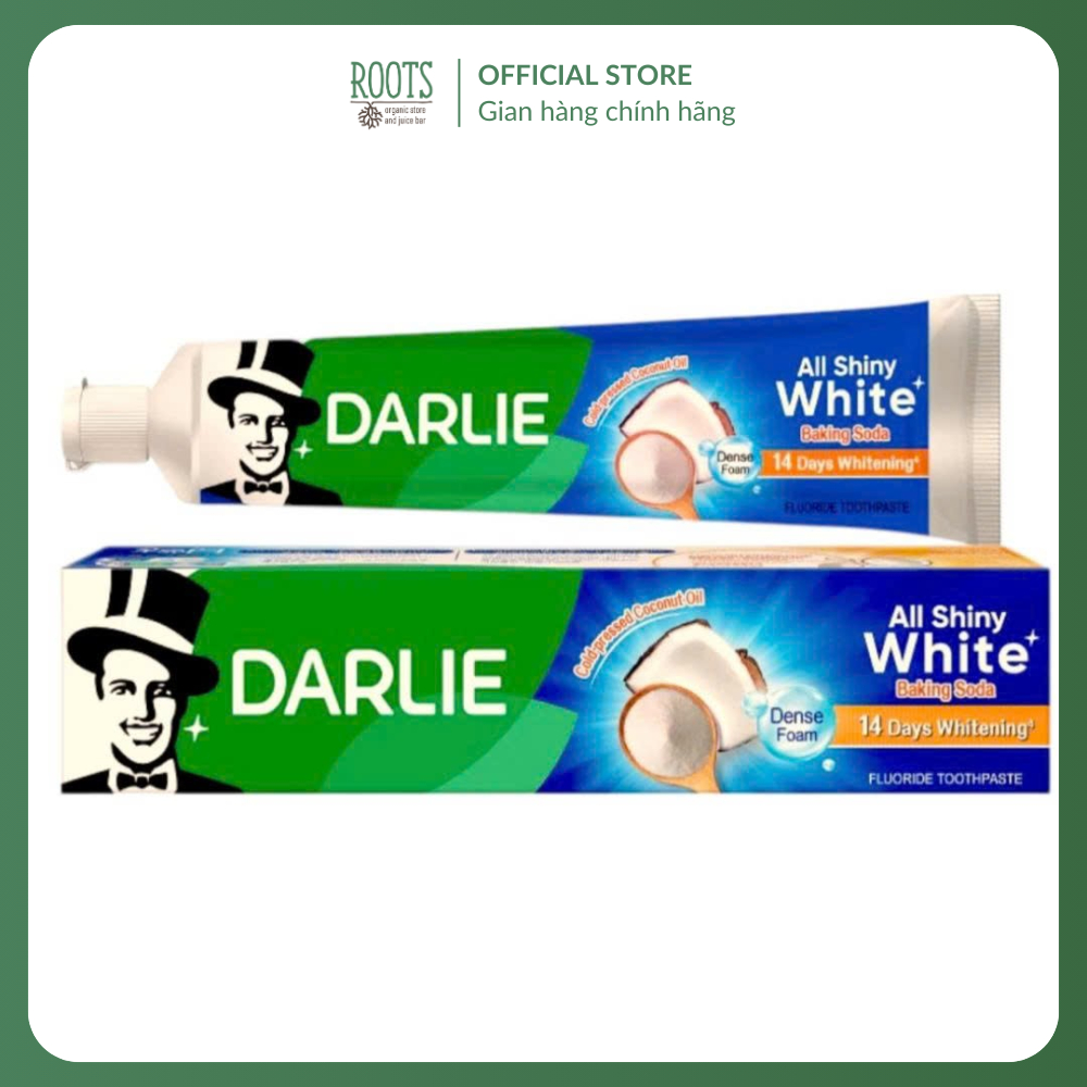 (Ship hỏa tốc) DARLIE - Kem Đánh Răng Trắng Sáng Baking Soda, All Shiny White, Foamy Baking Soda Flu