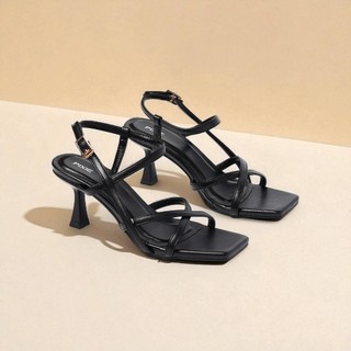 Giày Sandal Cao Gót Nữ 7cm Quai Chéo Pixie H088