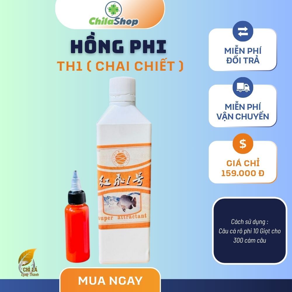 TINH MÙI HỒNG PHI - CHUYÊN CÁ RÔ PHI - CHAI 60G
