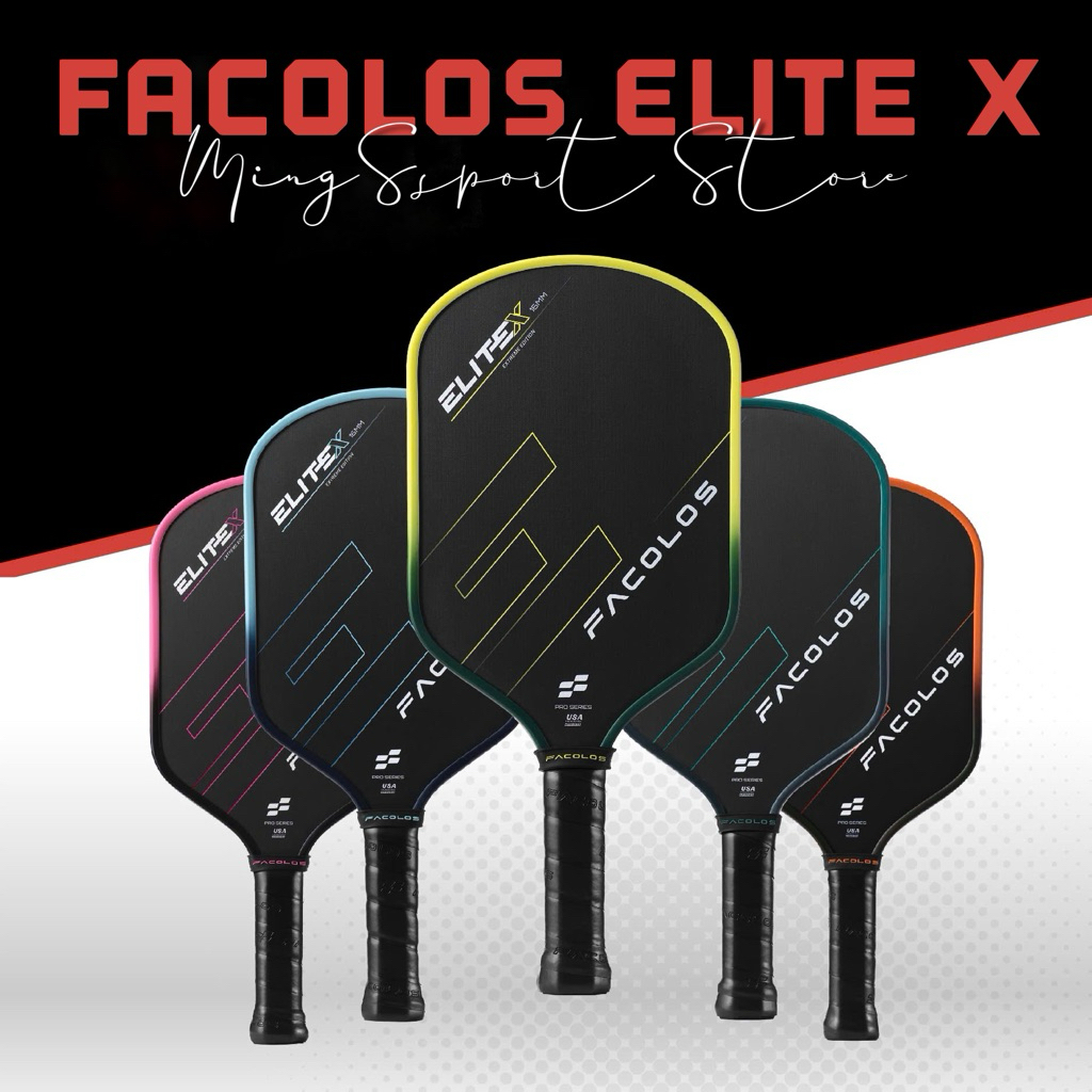 VỢT FACOLOS ELITE X PRO SERIES - Phiên bản mới cùng combo Quà Tặng Kèm Siêu Hấp Dẫn, CHÍNH HÃNG FACO