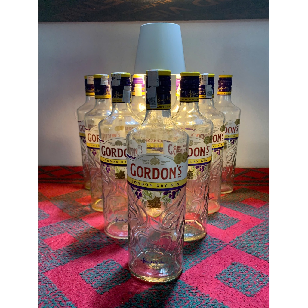 Vỏ Chai Gordon's Gin 700ml – Decor, Trưng Bày & Sưu Tầm