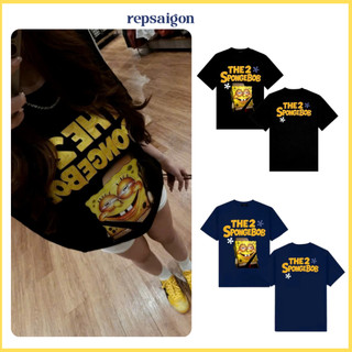  Áo thun bọt biển SPONGEBOB Dễ Thương nam nữ Hot Trend Chất Vải Cotton 2 Chiều Dày Dặn Đứng Form - repsaigon 