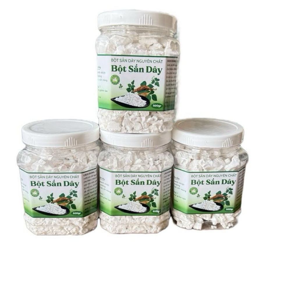  Combo 4 hộp tinh bột sắn dây mỗi hộp 500g tổng nhận 2kg- Đồ ăn vặt Thuỷ Béo 