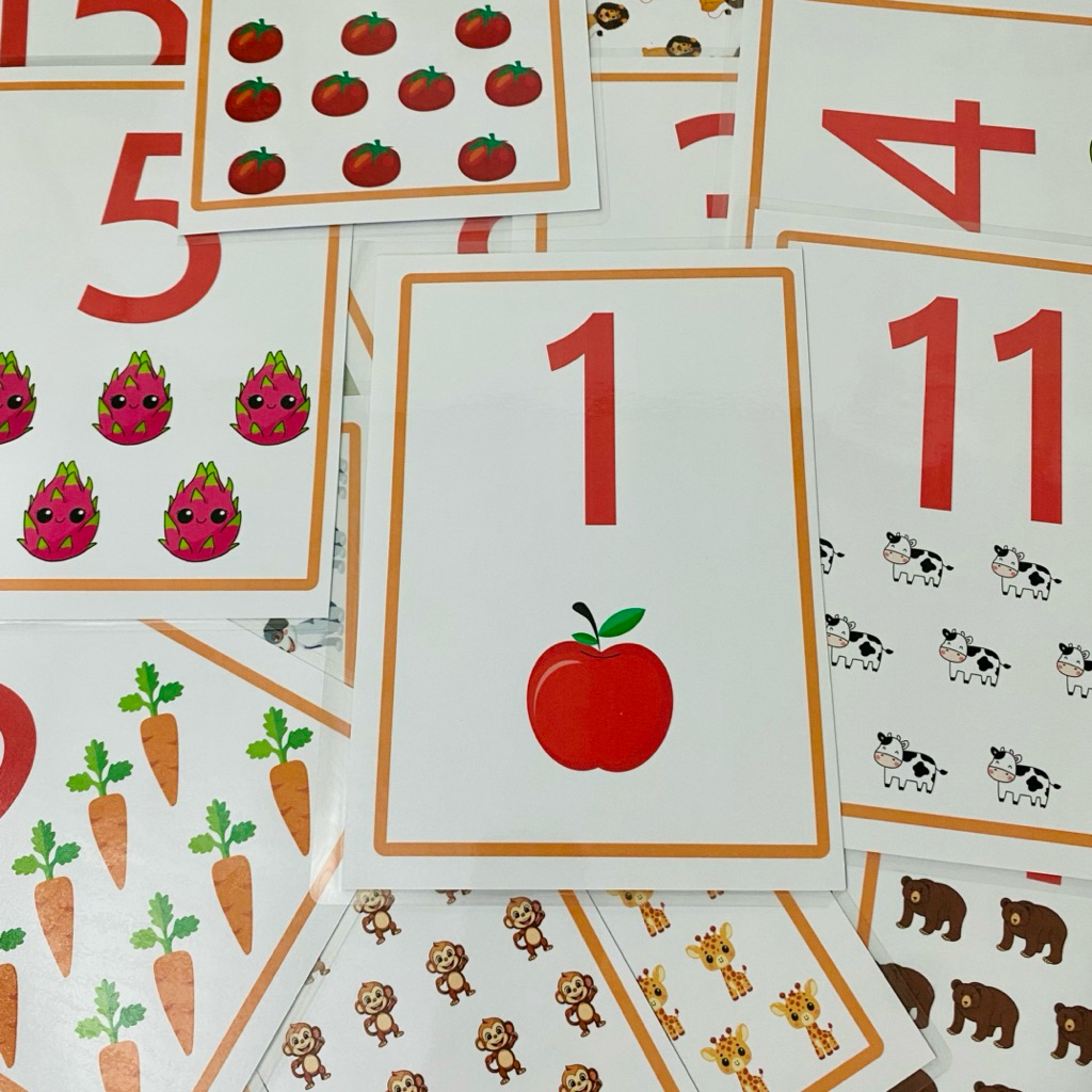 Flashcard số đếm 1-20
