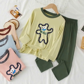 14-50kg Bộ Dài GIỮ NHIỆT *MIAO* bé trai bé gái mặc điều hòa,giữ ấm.Chất thun cotton loại 1 dày vừa phải co dãn thoải mái