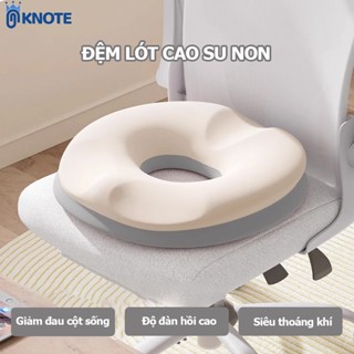 Đệm lót ghế KNOTE gối kê mông y tế cao su non đàn hồi êm ái cho dân văn phòng bà bầu người bệnh trĩ