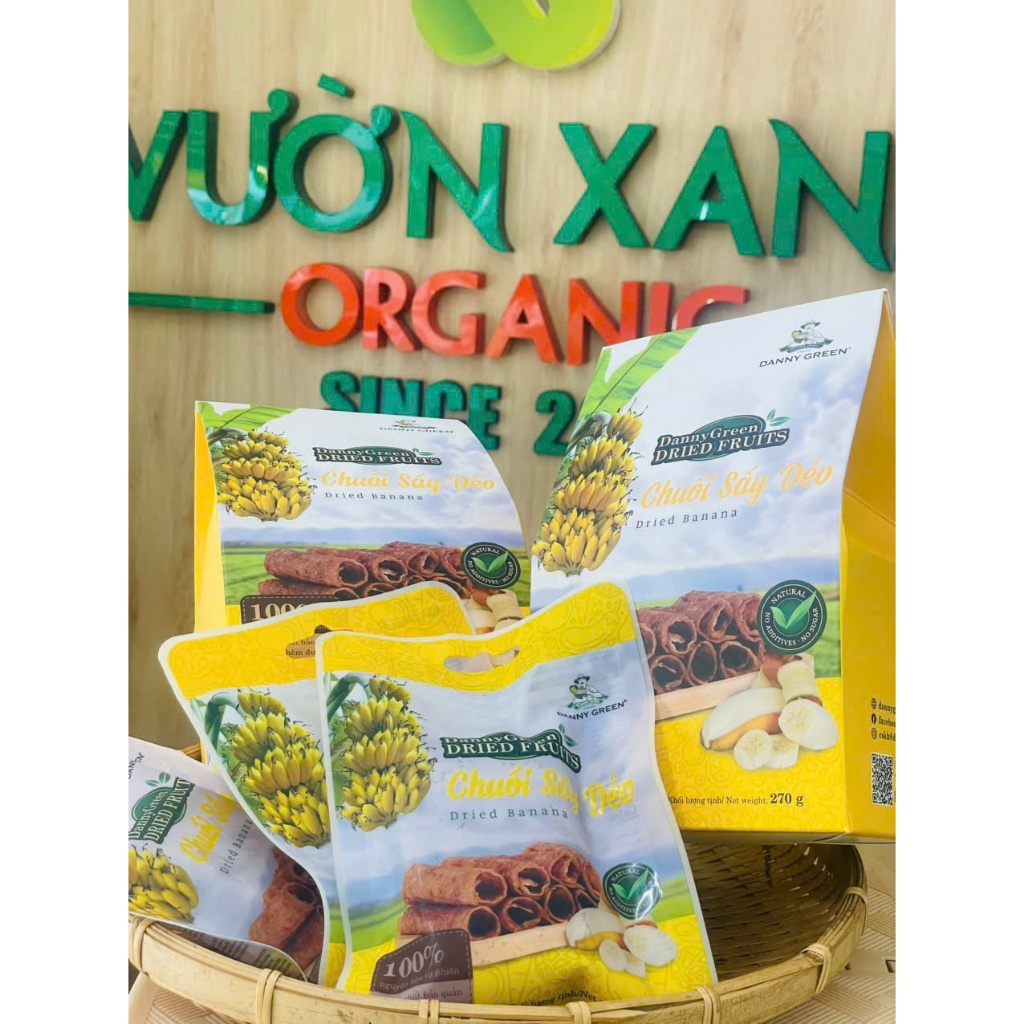Chuối Sấy Dẻo Danny Green 270g