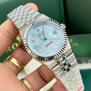 Đồng hồ nam Rollex Land – Dweller kim trôi cao cấp chống nước dây kim loại đúc đặc chống gỉ tốt 