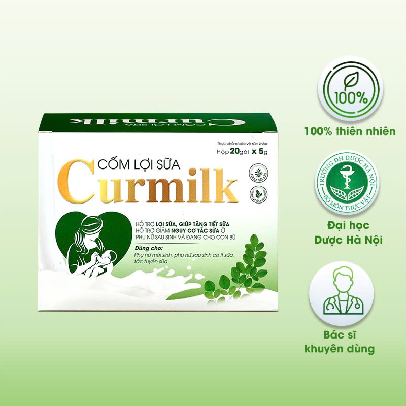 Cốm lợi sữa thảo dược DK Pharma Curmilk 20 gói DK Pharma