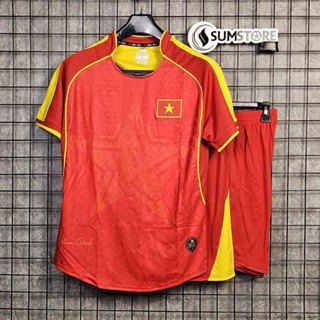  Áo Đấu Bóng Đá Đội Tuyển Việt Nam Đỏ DK 2025 . Chất Thun Lạnh Mát Mịn 