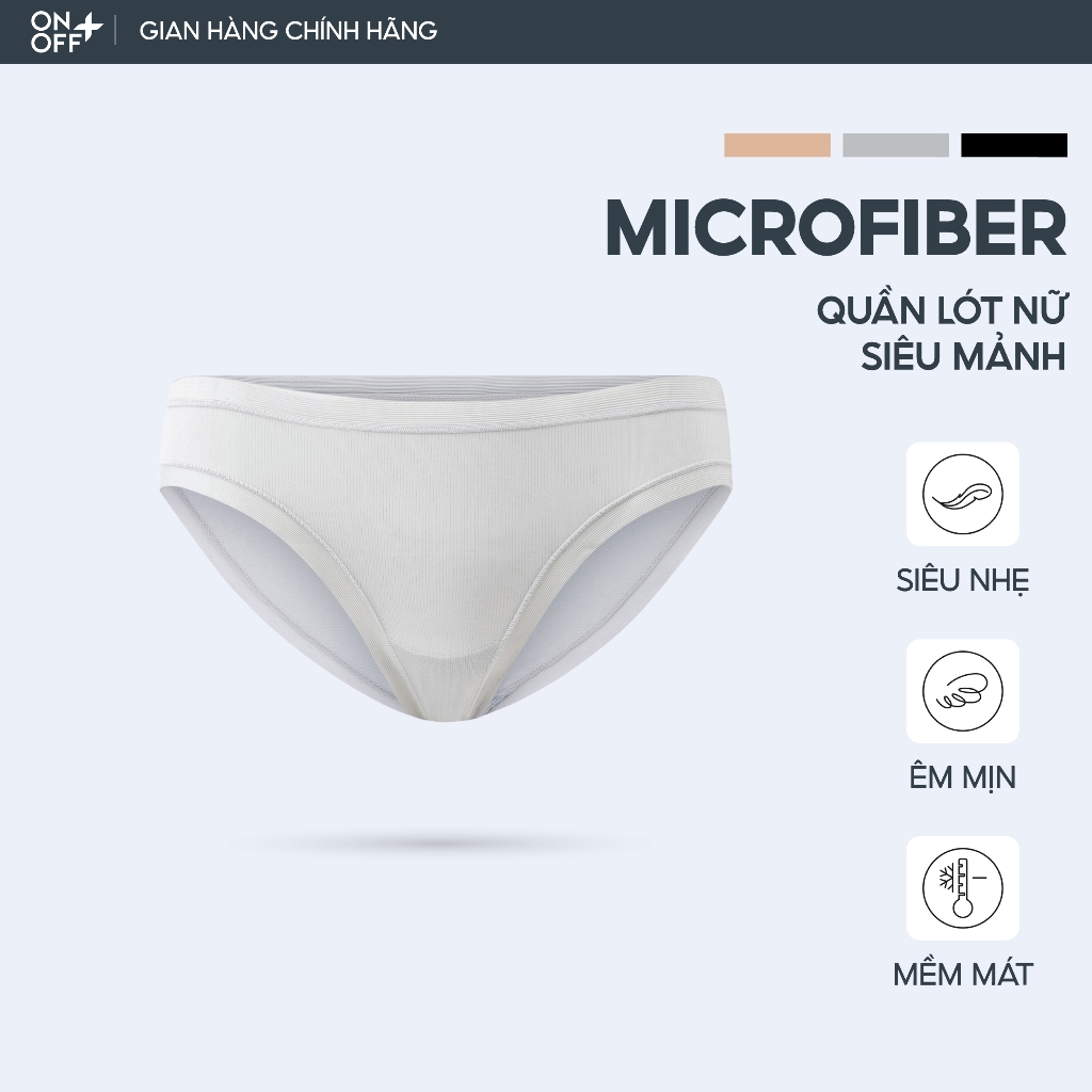 Quần lót nữ ONOFF vải Microfiber Mesh mềm mịn, thoải mái - 16UJ23A007