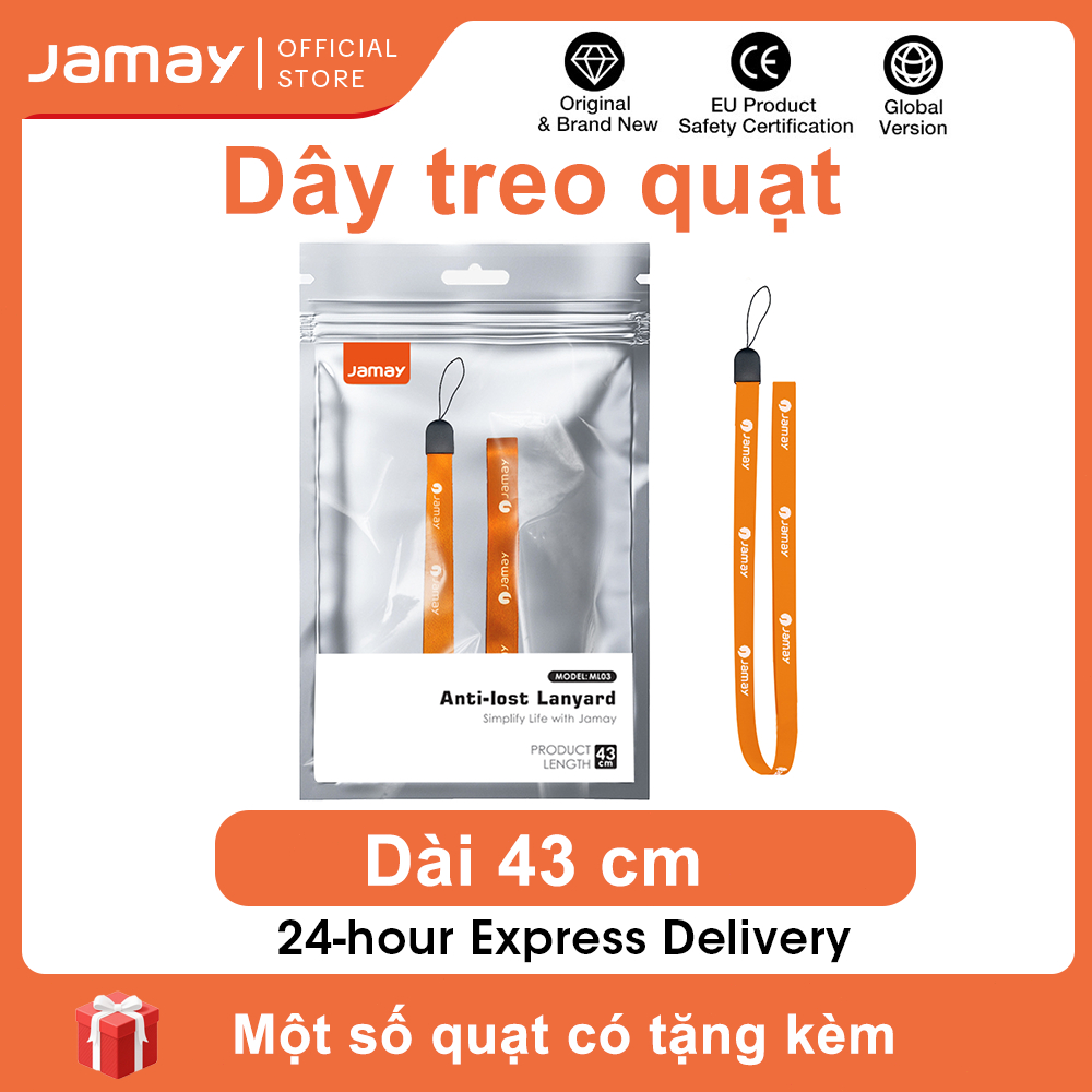 Jamay Dây treo quạt，Dài 43 cm 【Chỉ có dây treo quạt, không kèm quạt】ML03OG