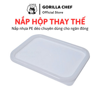  Nắp thay thế cho hộp đựng thực phẩm inox 600ml-2600ml chỉ nắp không hộp Gorilla Chef 