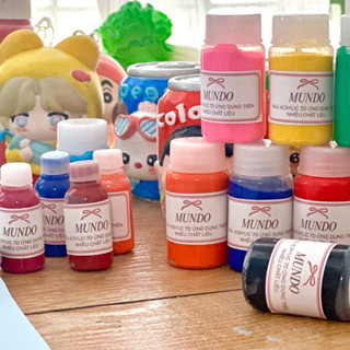 Màu Acrylic Chiết 30ml, Màu Acrylic Tô Tượng Hủ 30gr, Màu Vẽ Túi, Vẽ Tường