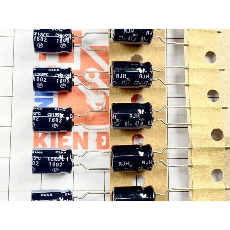 [Combo 20 chiếc] Tụ hóa 47uF 63V 47UF63V47UF 8X12MM