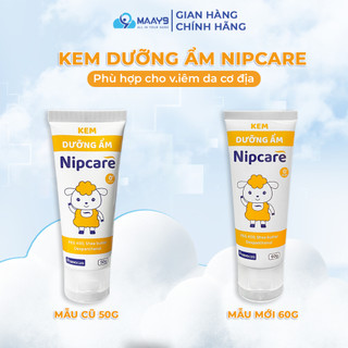  Kem dưỡng ẩm Novocare Nipcare Cấp ẩm Làm mềm Dịu da Ngăn ngừa hiện tượng Nứt nẻ Bong tróc cho Mẹ và Bé tuýp 60g 