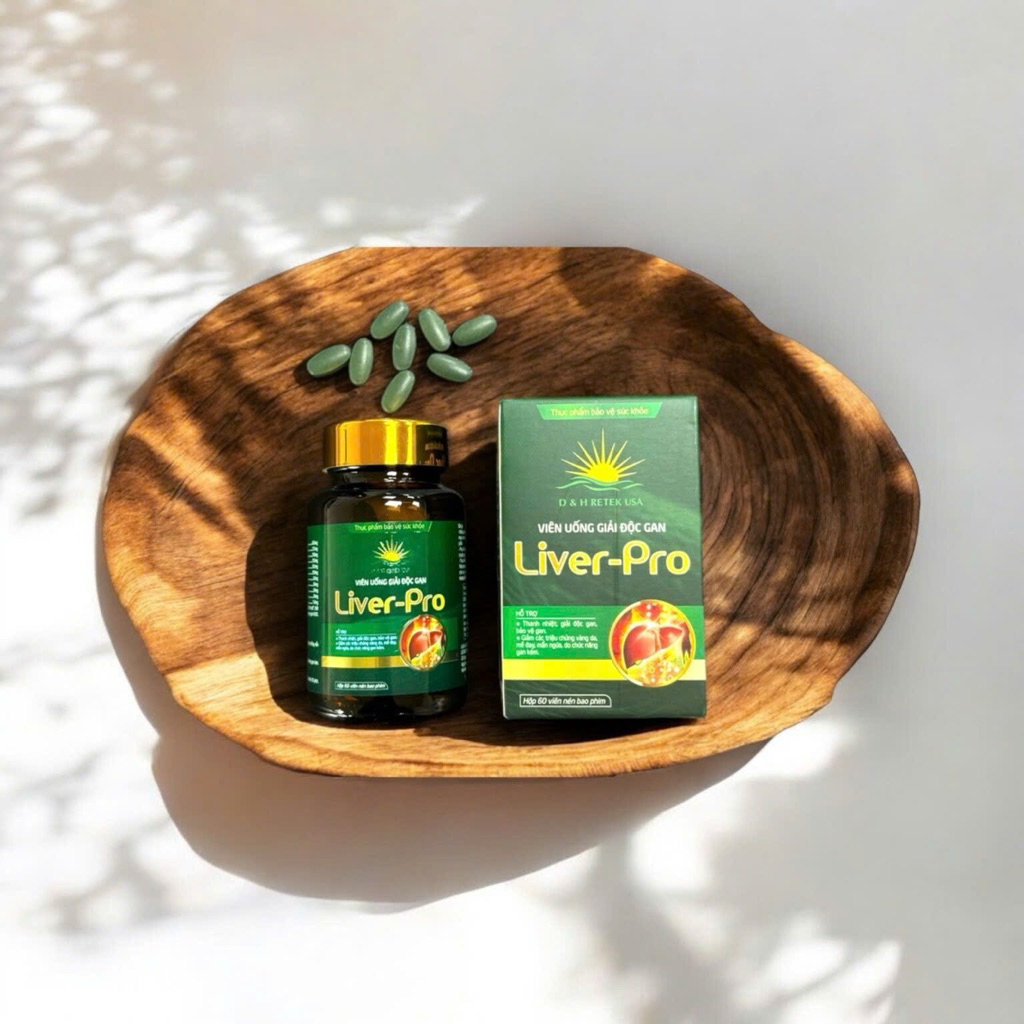 Viên uống thanh lọc, làm mát gan LIVER PRO (1 hộp 60 viên)