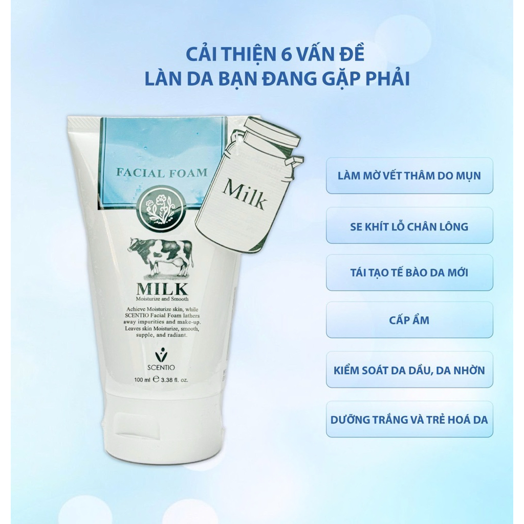 Sữa rửa mặt Co-Enzyme Q10 Milk Facial Foam