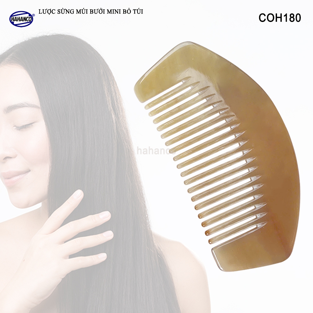 Lược sừng mini đẹp (Size: XS - 9cm) - COH180