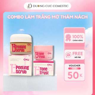 Combo Tonetrust kem nách 17g giảm thâm dưỡng trắng và tẩy tế bào chết 40g DC176