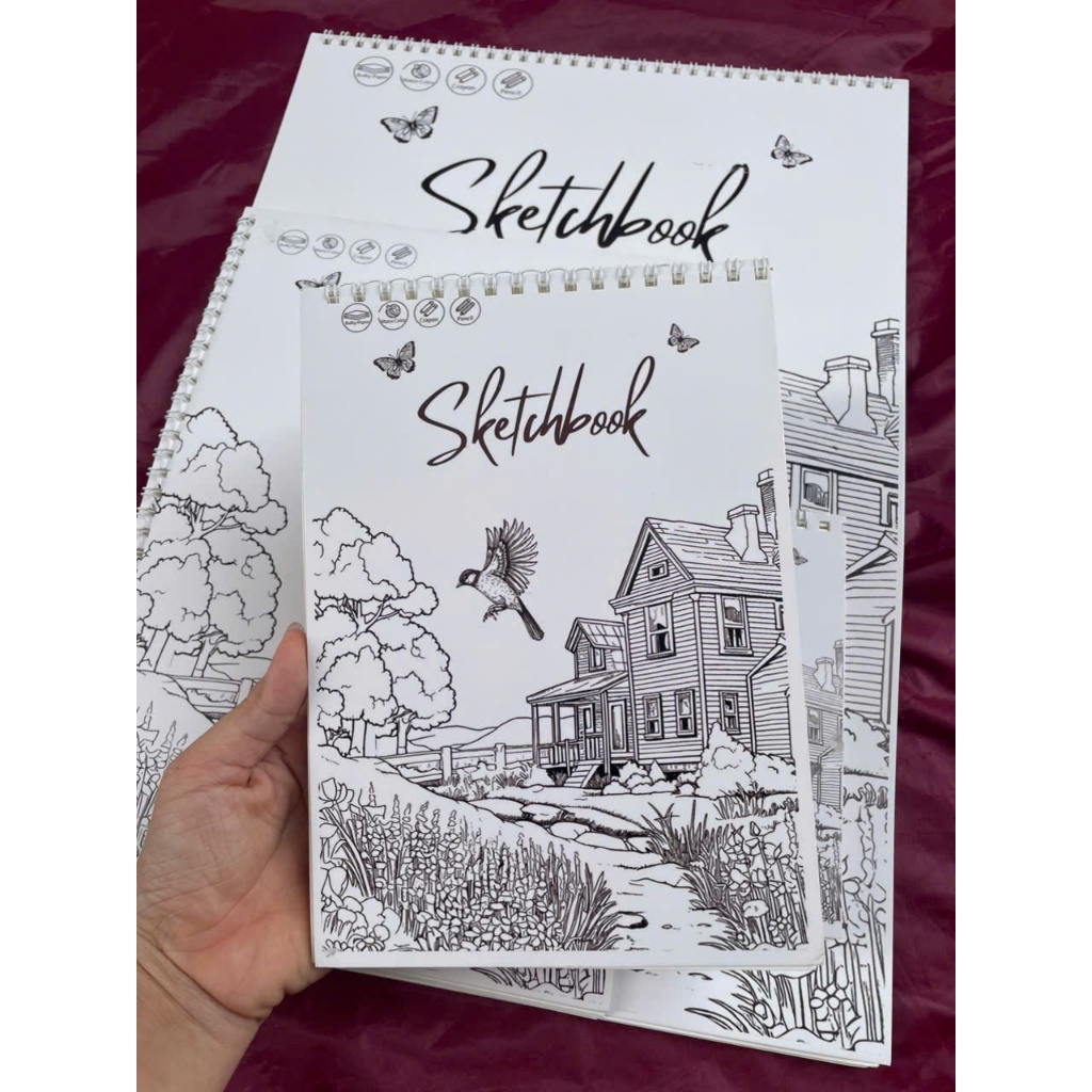 Sketchbook sổ vẽ màu nước canson 230-300gsm khổ A6