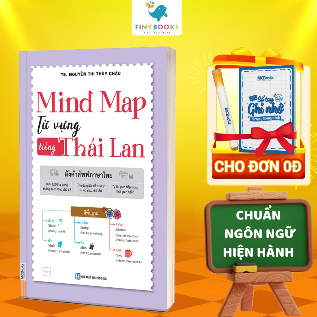 Sách - Mind Map Từ Vựng Tiếng Thái Lan - MCbooks