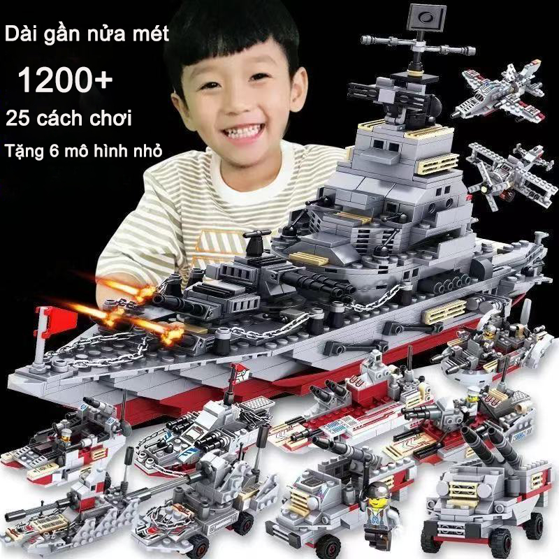 Biến Ước Mơ Thành Chỉ Huy Hải Quân Với Bộ xếp hình Tàu Chiến Đỉnh Cao!"    Khám phá bộ xếp hình lấp ráp Tàu Chiến siêu