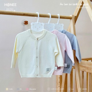 Áo Len Sơ Sinh Honee Cao Cấp, Mềm Mịn Cho Bé Trai Bé Gái Sơ Sinh Mùa Đông