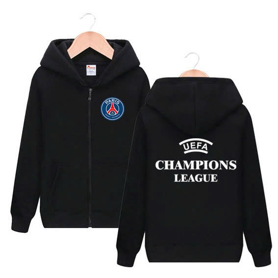 áo khoác Paris Saint-Germain , áo in Logo Champions League - áo Câu lạc bộ bóng đá PSG  in theo yêu 