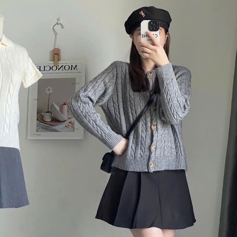 Áo Cadigan Dáng Dài, Áo Khoác Len From Ôm Bigsz Phong Cách Cá Tính Phối Thêu Ngựa Ngực Dễ Phối Đồ Hàng Qccc Loại 1 Tongk | BigBuy360 - bigbuy360.vn