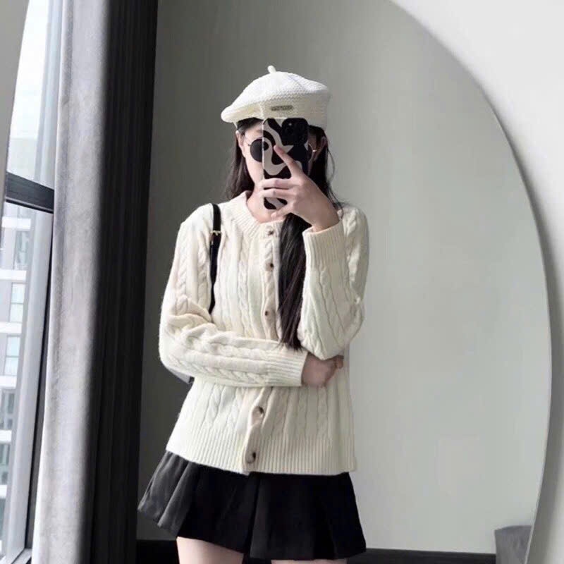 Áo Cadigan Dáng Dài, Áo Khoác Len From Ôm Bigsz Phong Cách Cá Tính Phối Thêu Ngựa Ngực Dễ Phối Đồ Hàng Qccc Loại 1 Tongk | BigBuy360 - bigbuy360.vn
