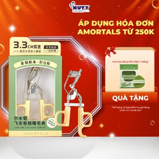 Kẹp Mi Góc Rộng AMORTALS Dụng Cụ Uốn Cong Lông Mi Giữ Nếp Tạo Kiểu Lâu Bền (1 Hộp/Cái)