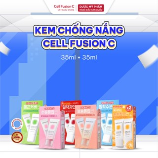 [35ML + 35ML] Bộ Sưu Tập Kem Chống Nắng Nâng Tone / Da Dầu Mụn / Da Khô / Mẹ Bầu / Sau Laser