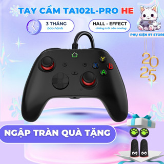 💛 Giá Sốc 💛Tay Cầm Chơi Game A102L HE 2025 - Joystick Hall Effect Chống Trôi, Analog 360 độ, Macro