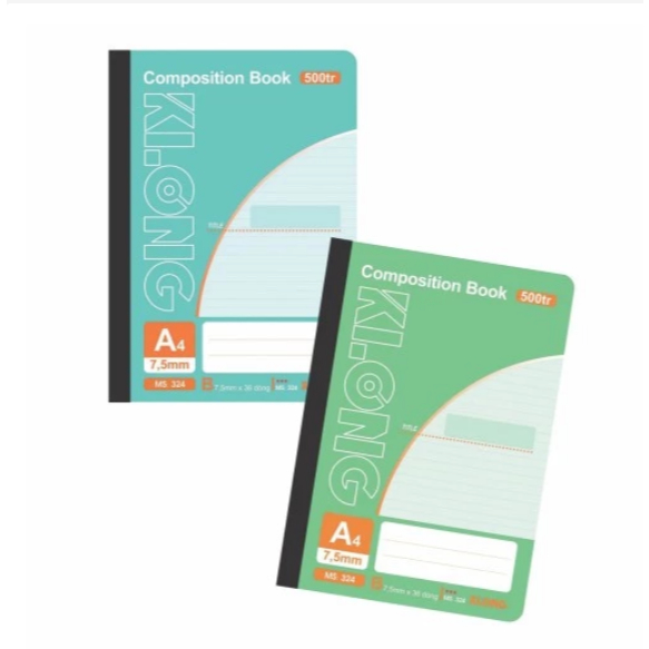 Sổ kẻ ngang A4 may dán gáy Klong ( 500trang)