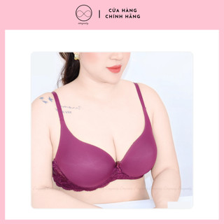 [Mã 569] -  Áo lót nữ bigsize có gọng, mút mỏng, cup C, ôm quả mềm mại, tạo khe, che mỡ lưng