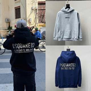 Áo hoodie nam nữ PB nỉ bông in hoạ tiết chữ D2 cao su tráng bạc nổi hai mặt mũ 2 lớp dày dặn basic