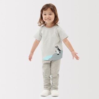 MUJI Áo Thun In Hình Ngắn Tay - Em Bé