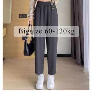  Quần baggy nữ bigsize 120kg Quần nữ chất gôn mềm mại sang chảnh cho thời trang công sở BCG 