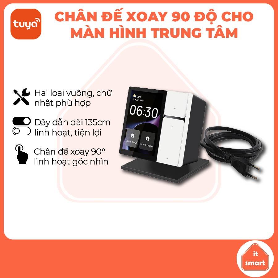 Chân đế màn hình thông minh Tuya Moes, Zemismart, Aqara vuông, chữ nhật, điều chỉnh góc
