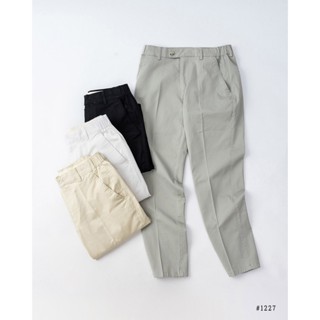  Quần Kaki Nam Dài Form Carrot Fit Quần Kaki Trắng Co Dãn Cạp Mix Chun Cao Cấp DNST 1227 