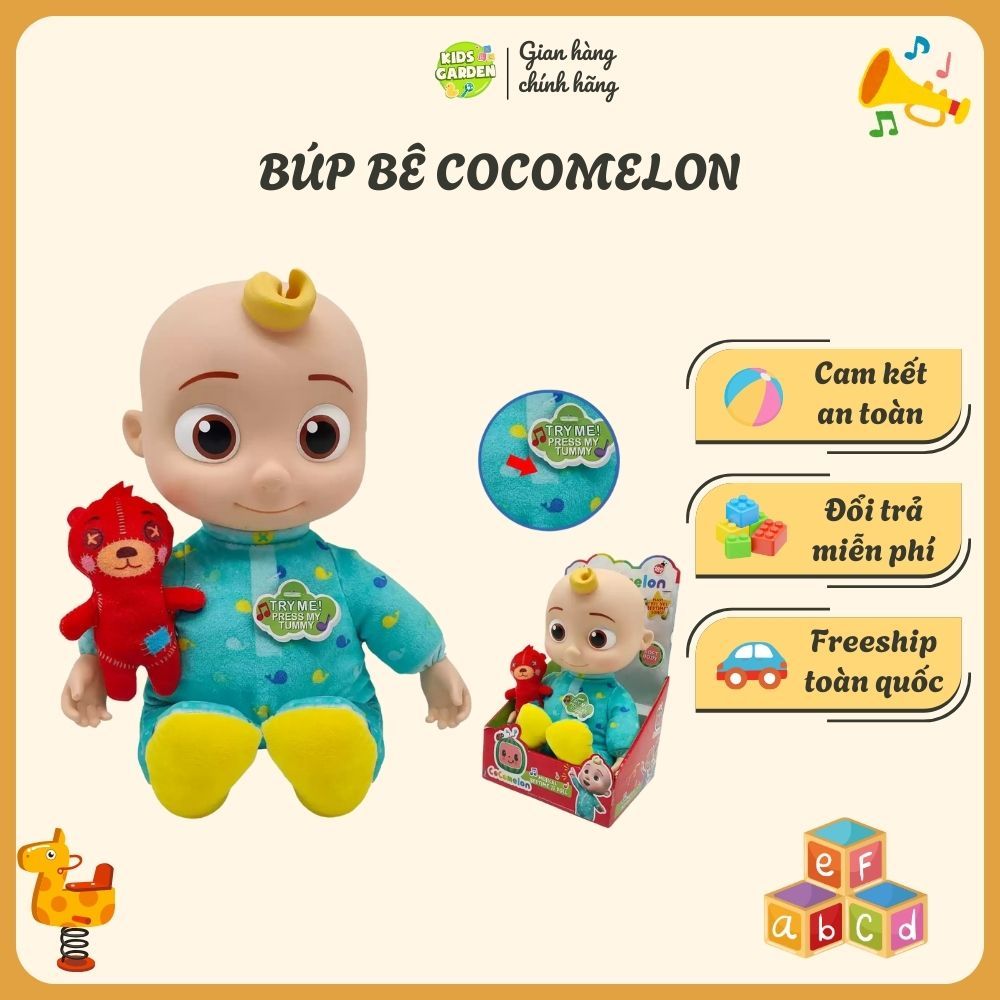 Đồ Chơi Búp Bê AHIHI Phát Nhạc 9 Bài Hát Vui Nhộn Dành Cho Bé