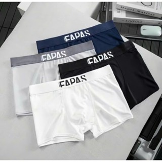  Quần lót nam thun lạnh quần xịp sì đùi nam co giãn 4 chiều boxer nam thông hơi màu đen xám xanh 