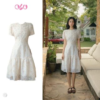 Đầm hoa nhí tay ngắn dáng xoè dễ thương Dayana phù hợp đi chơi đi làm OLV